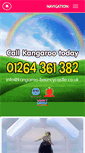 Mobile Screenshot of kangaroo-bouncycastle.co.uk